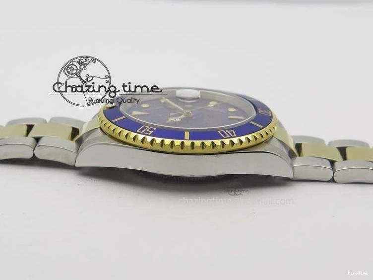 MiroTime 1231 Stretchable Submariner BP Maker 16613 Blue Dial SS YG Case On SS YG Bracelet A 3877